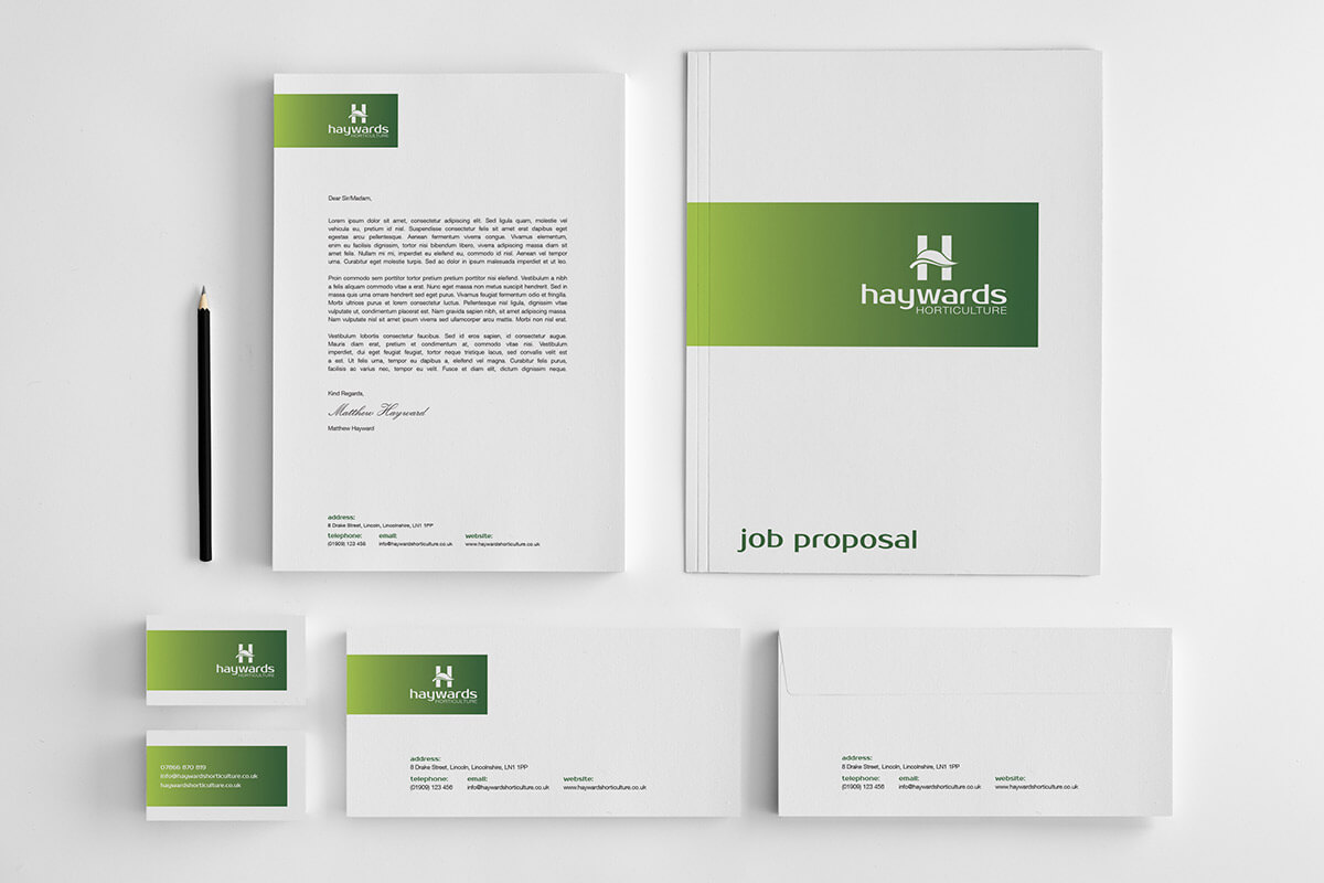 Haywards Horticulture Branded Stationery