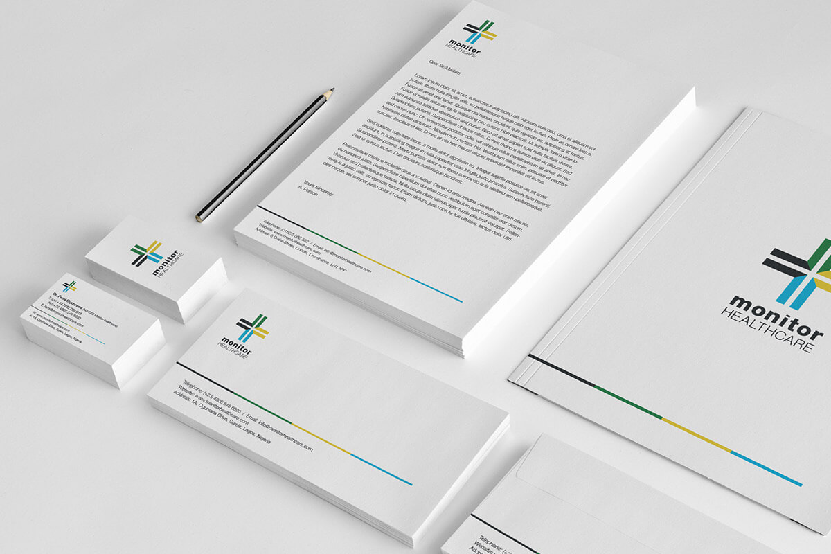 Monitor Healthcare Branded Stationery
